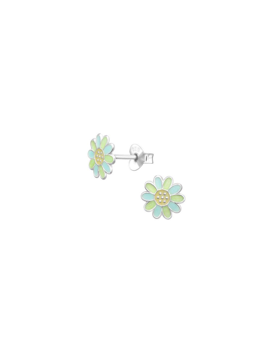 Aros para niñas Flower - 8 mm x 8 mm