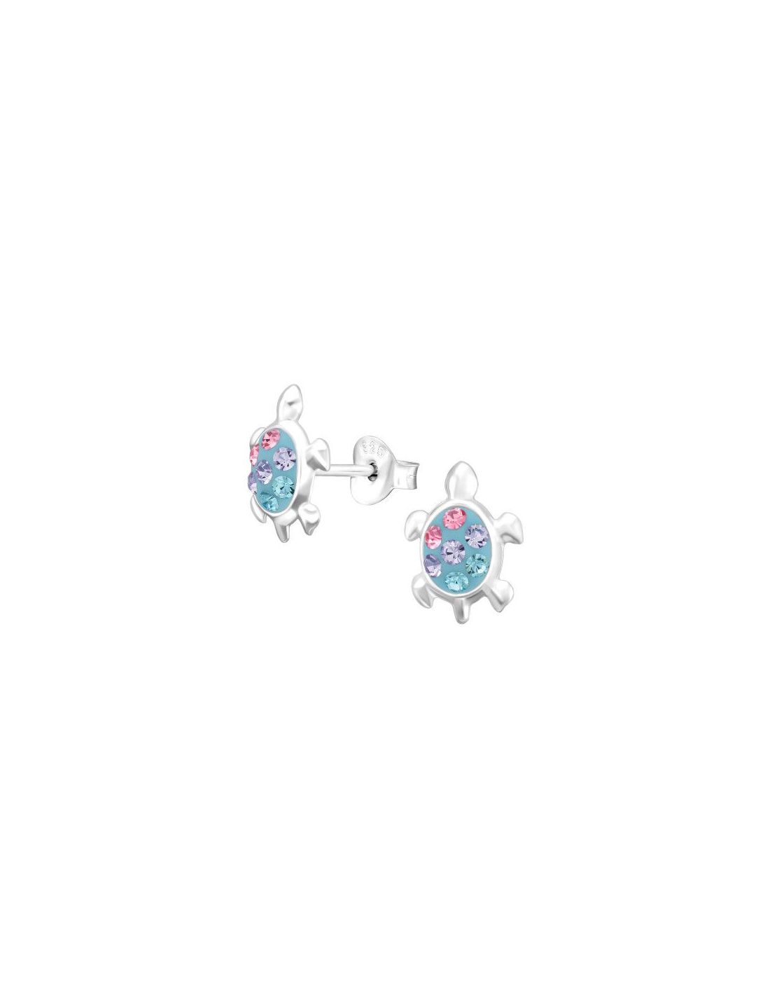 Aros para niñas Turtle - 9 mm x 11 mm