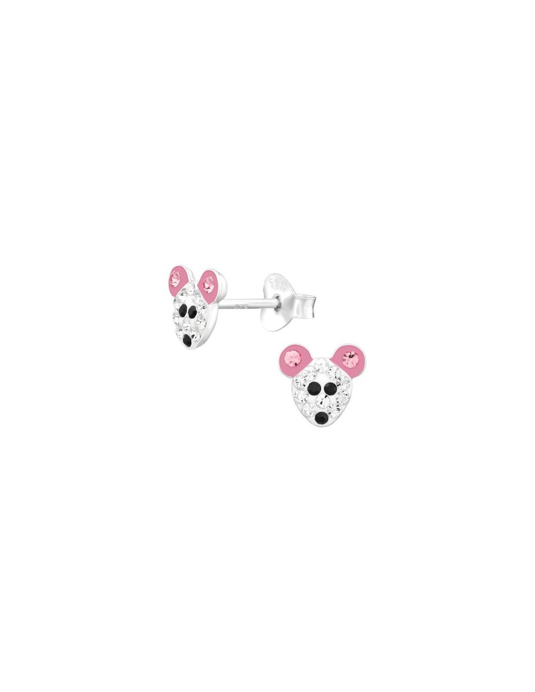 Aros para niñas Mouse - 7 mm x 7 mm