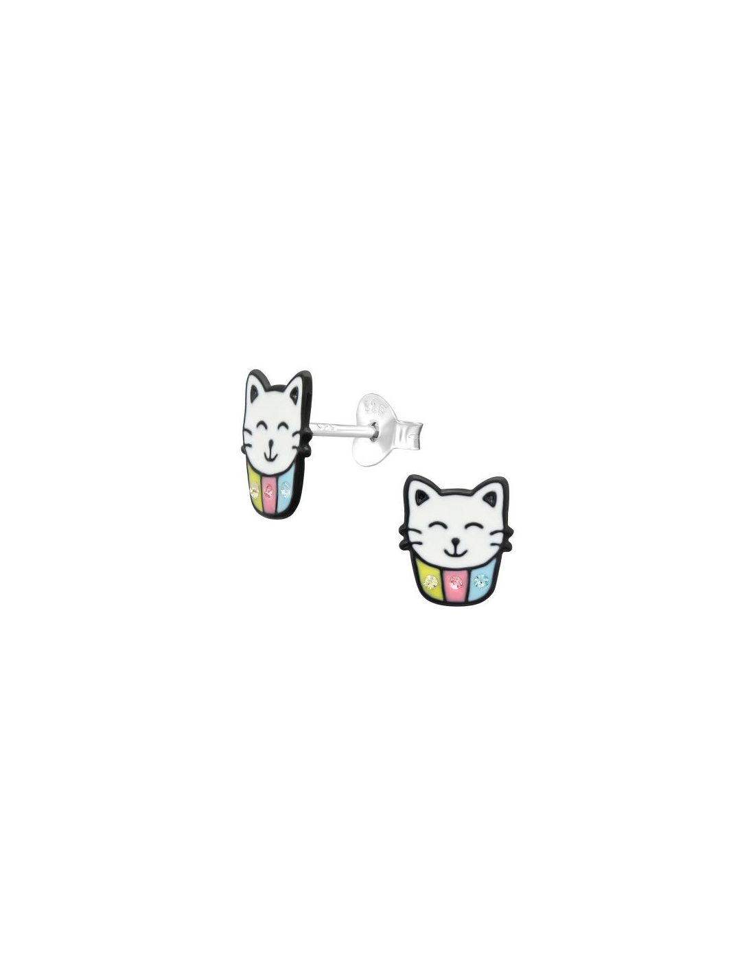 Aros para niñas Cat - 8 mm x 9 mm