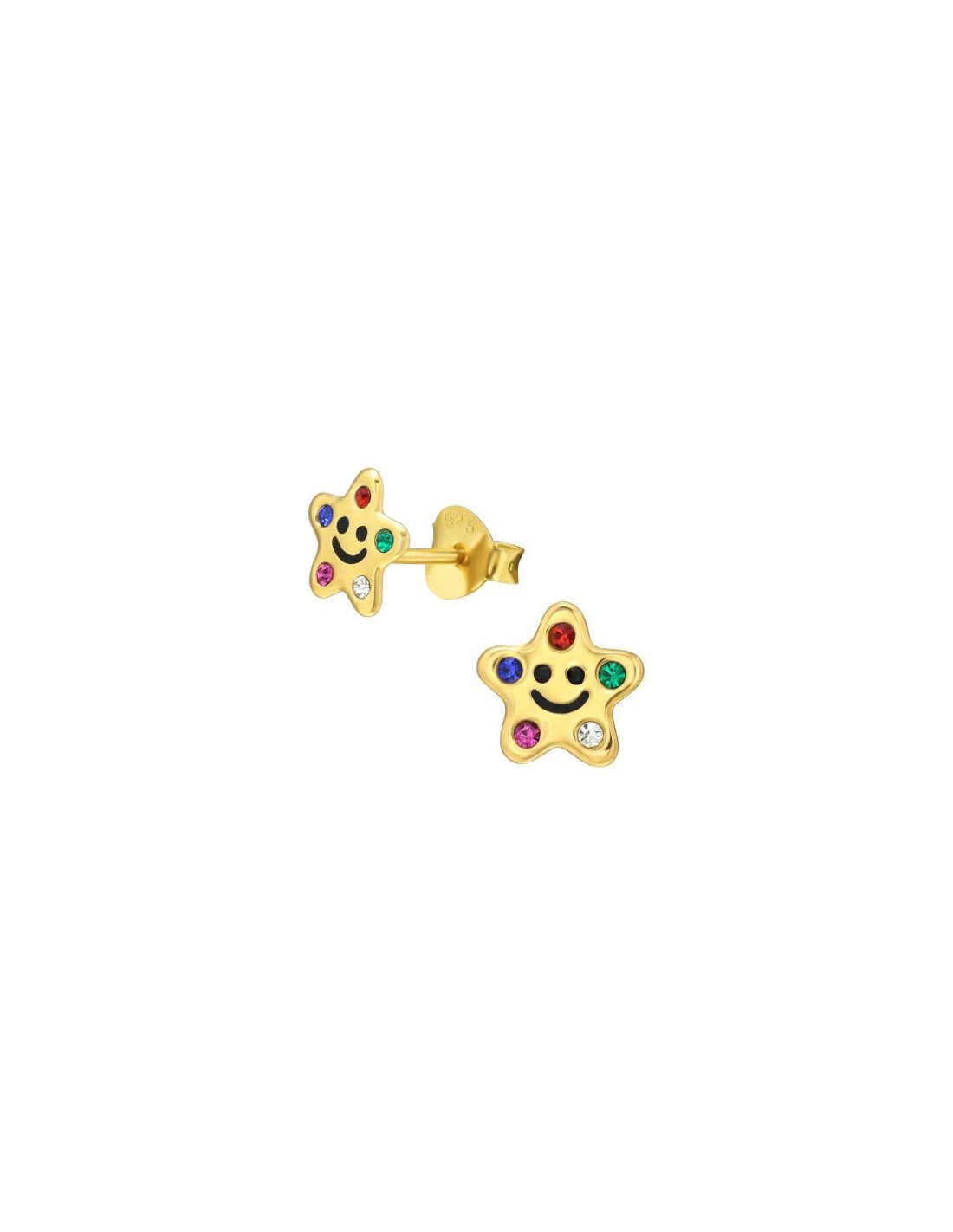 Aros para niñas Star - 7.3 mm x 7.3 mm