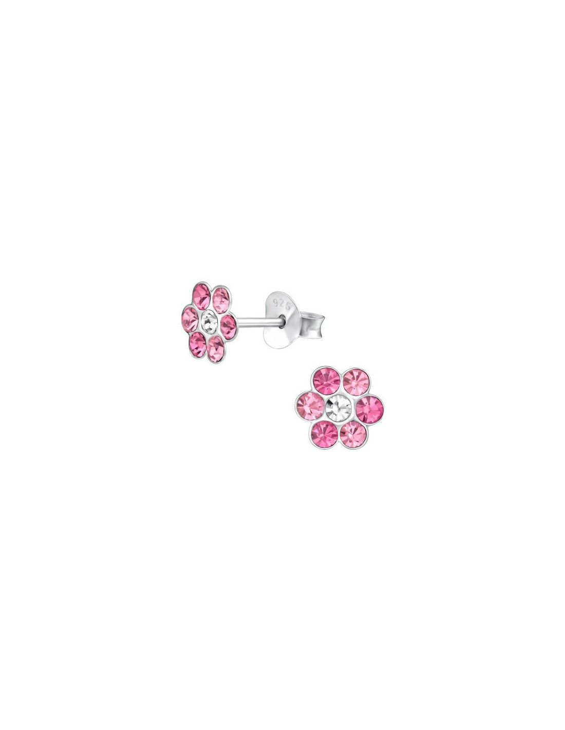 Aros para niñas Flower - 7 mm x 7 mm