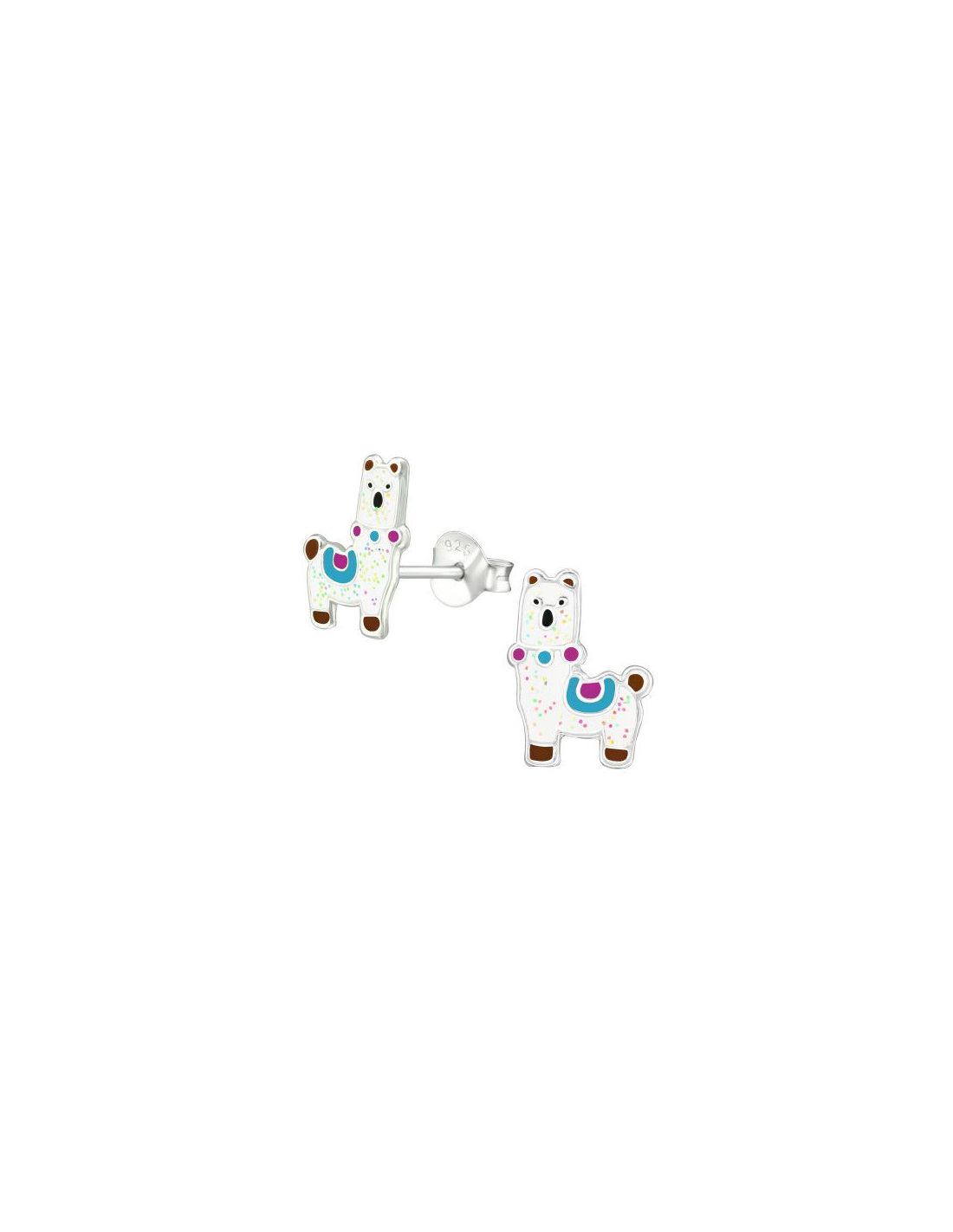 Aros para niñas Alpaca - 8 mm x 11 mm