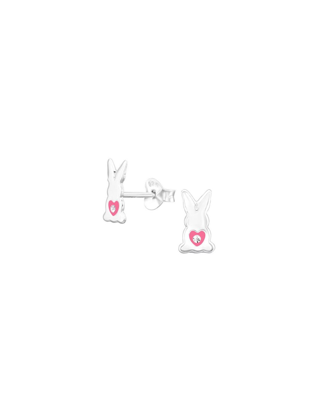 Aros para niñas Rabbit - 5 mm x 9 mm