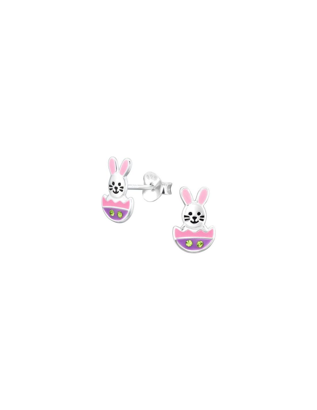 Aros para niñas Rabbit - 6.5 mm x 10 mm