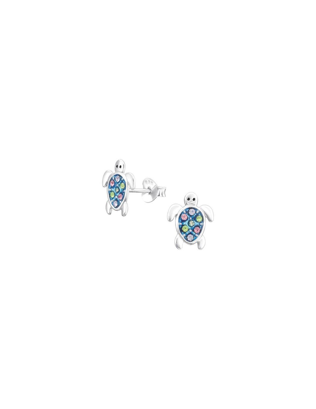 Aros para niñas Turtle - 8.5 mm x 10 mm