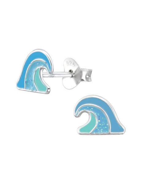 Aros para niñas Wave - 8 mm...