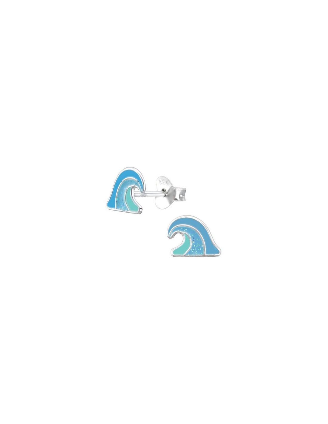 Aros para niñas Wave - 8 mm x 7 mm