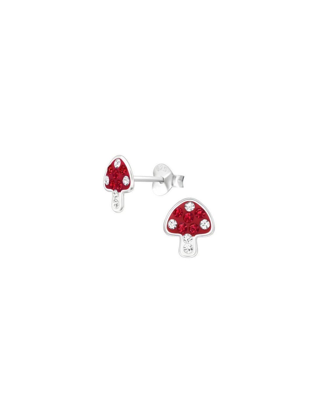 Aros para niñas Mushroom - 7 mm x 8 mm