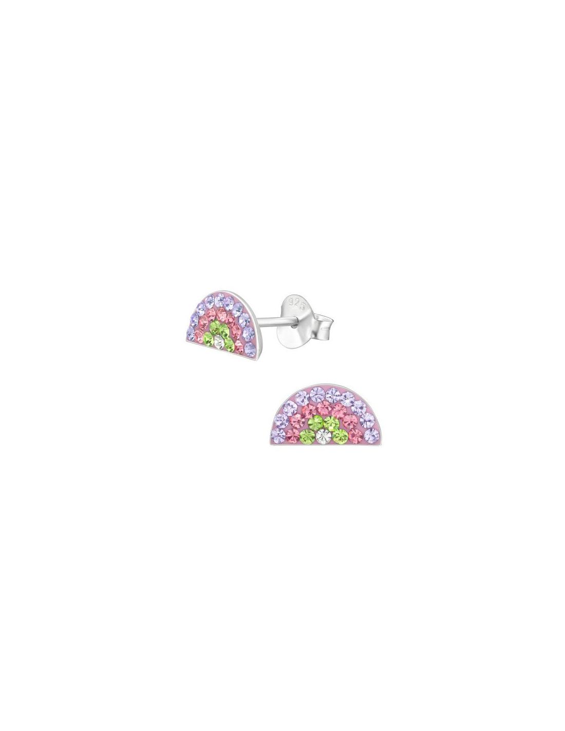 Aros para niñas Semicircle - 8 mm x 9 mm