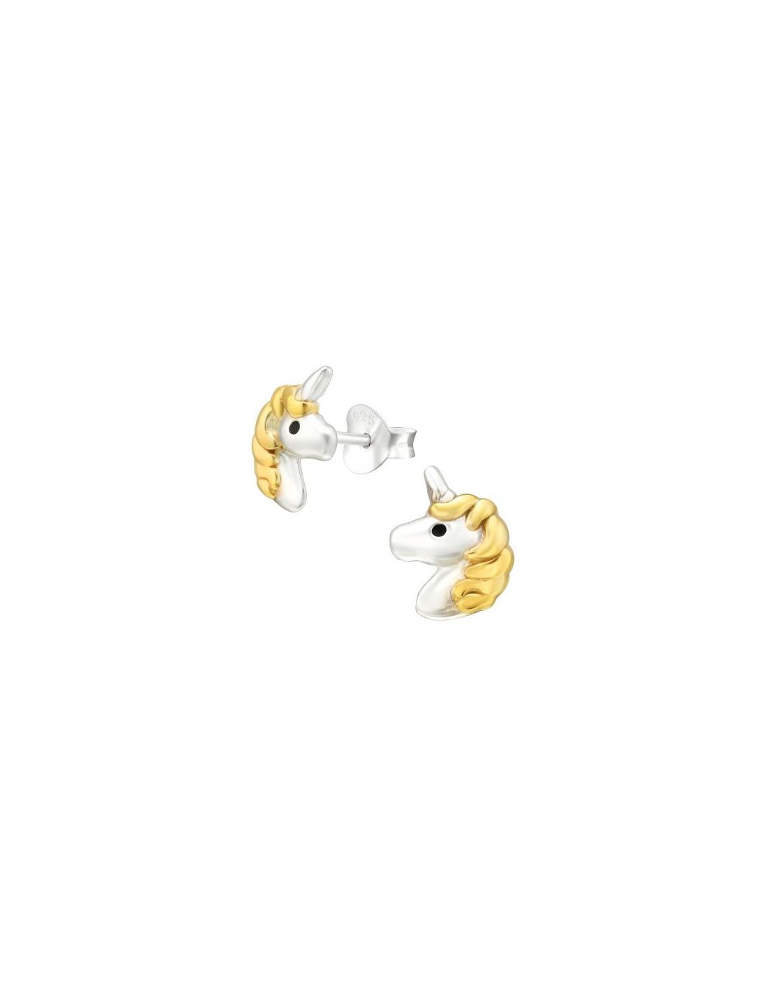 Aros para niñas Unicorn - 7 mm x 9.5 mm