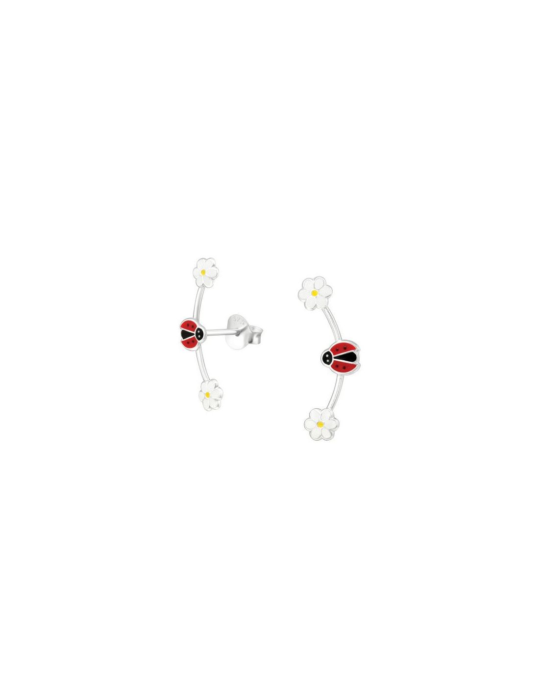 Aros para niñas Lady Bug & Daisies -...