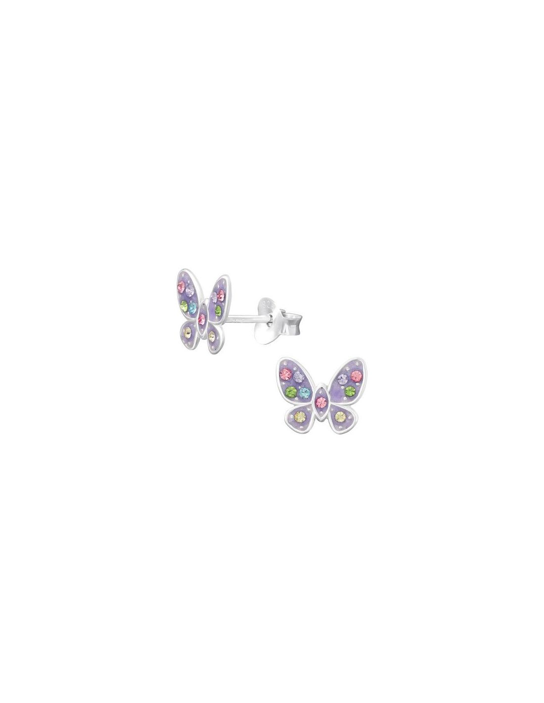Aros para niñas Butterfly - 9.1 mm x...