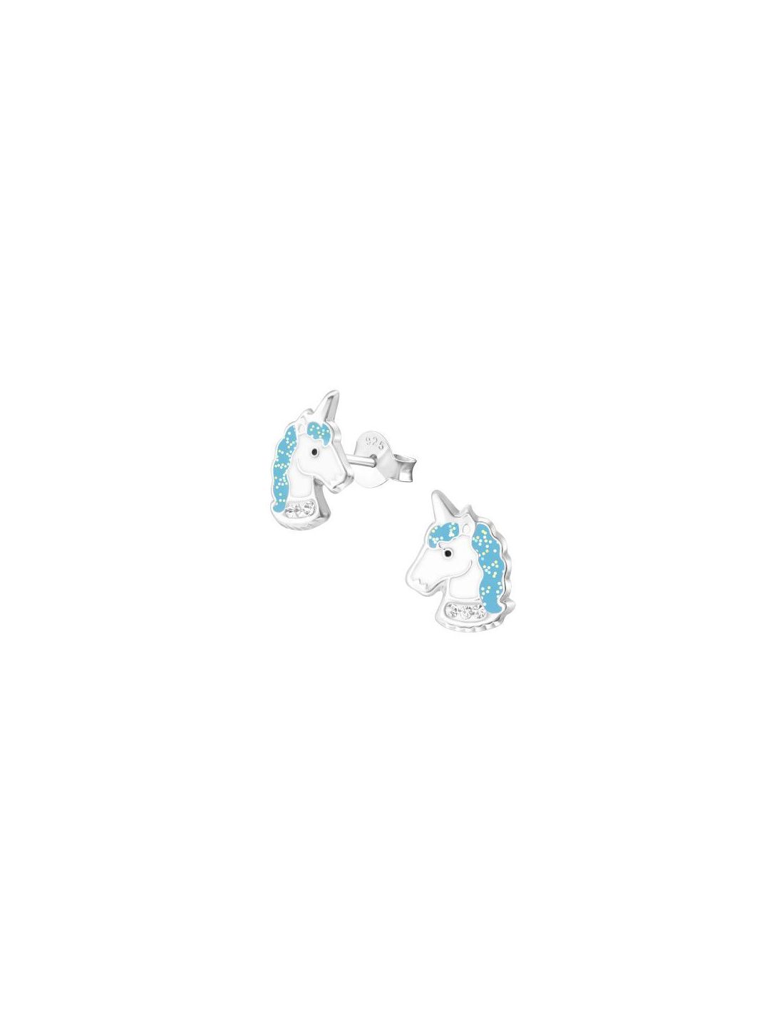 Aros para niñas Unicorn - 8.1 mm x...