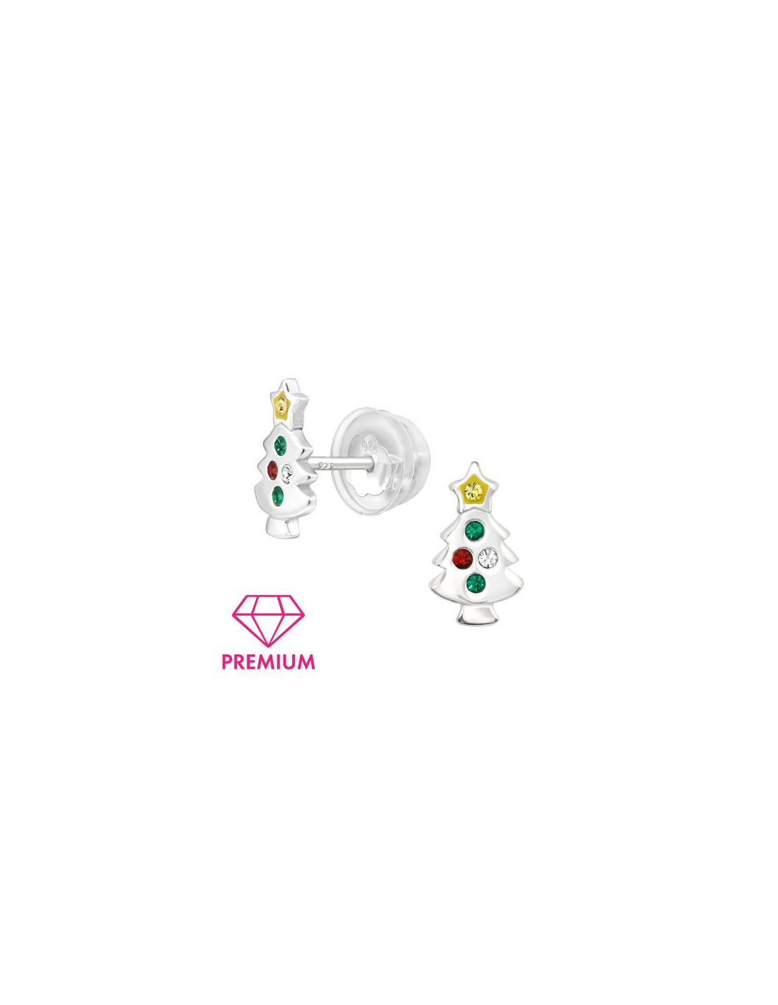 Aros para niñas Christmas Tree - 6.2...