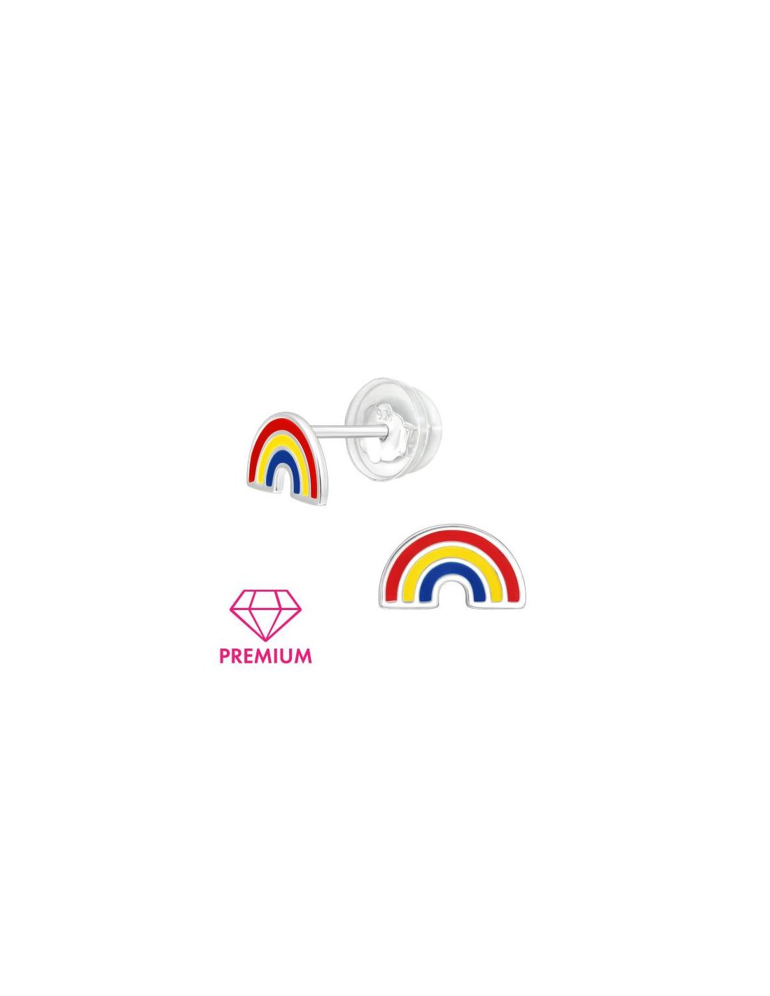 Aros para niñas Rainbow - 9 mm x 5.3 mm