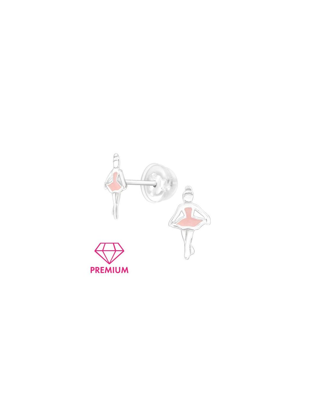 Aros para niñas Ballerina - 5.9 mm x...