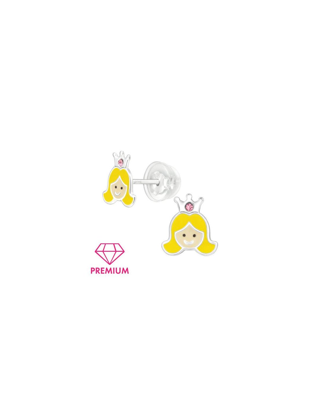 Aros para niñas Princess - 8 mm x 8.6 mm