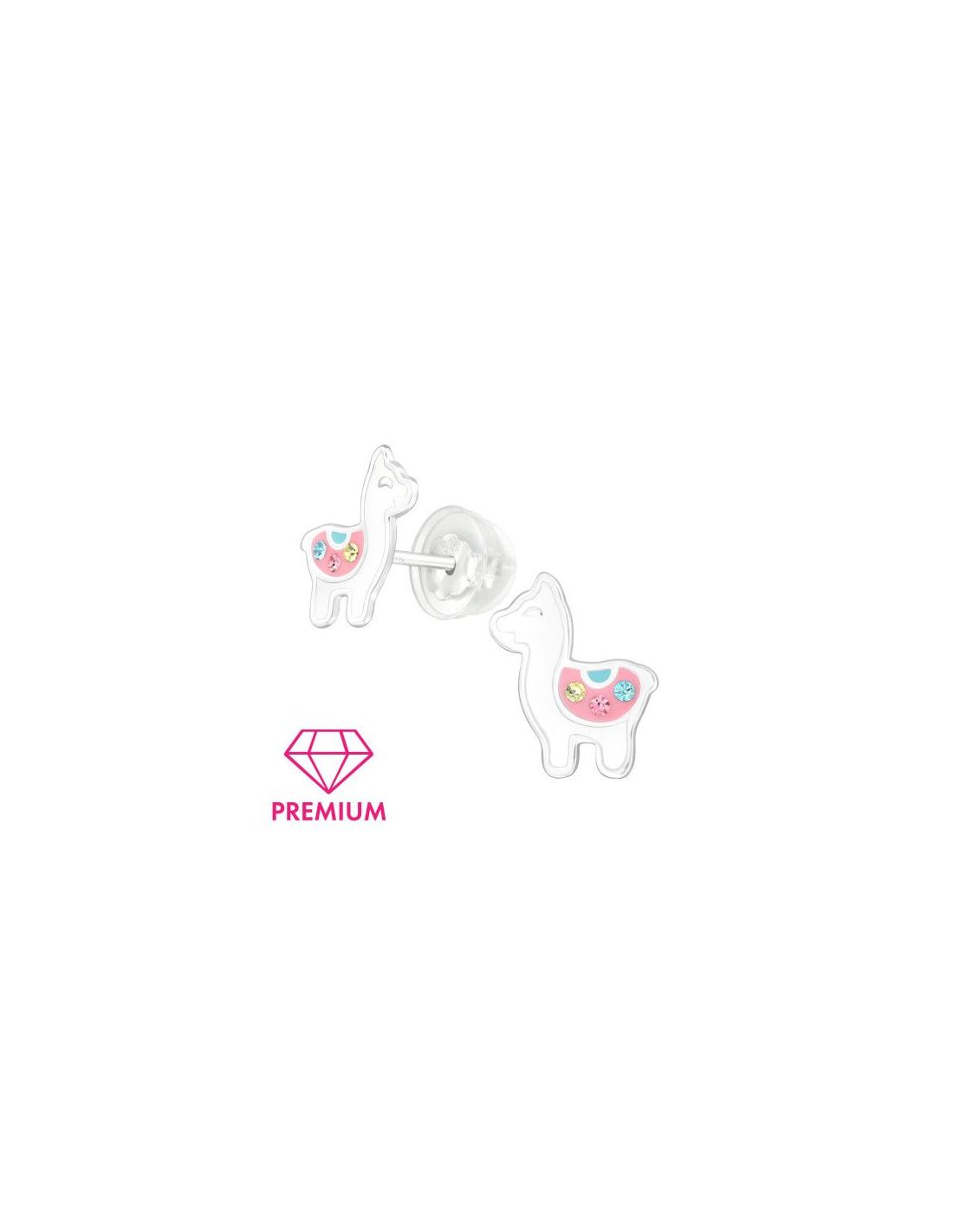 Aros para niñas Alpaca - 8.4 mm x 10 mm