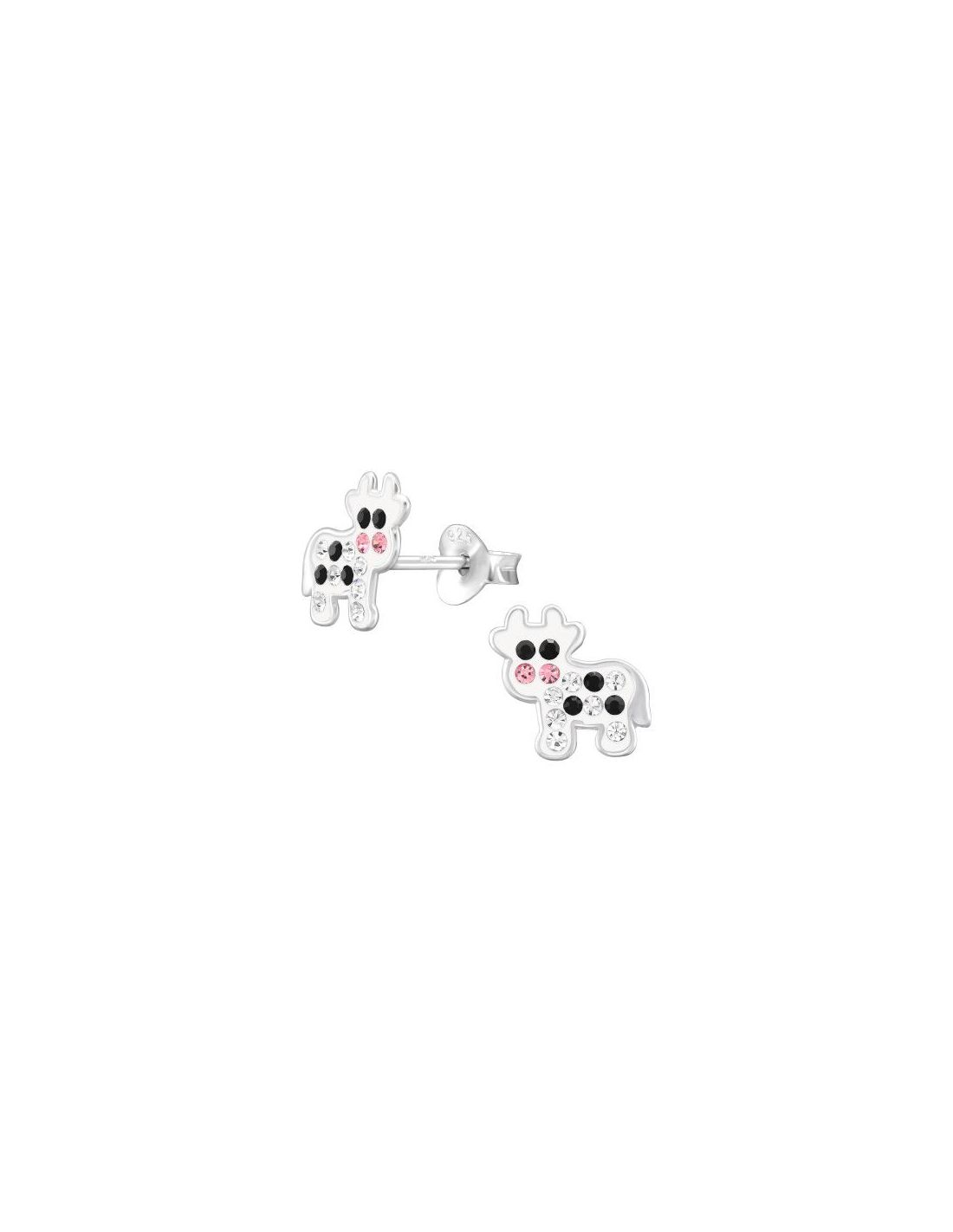 Aros para niñas Cow - 9.1 mm x 9 mm