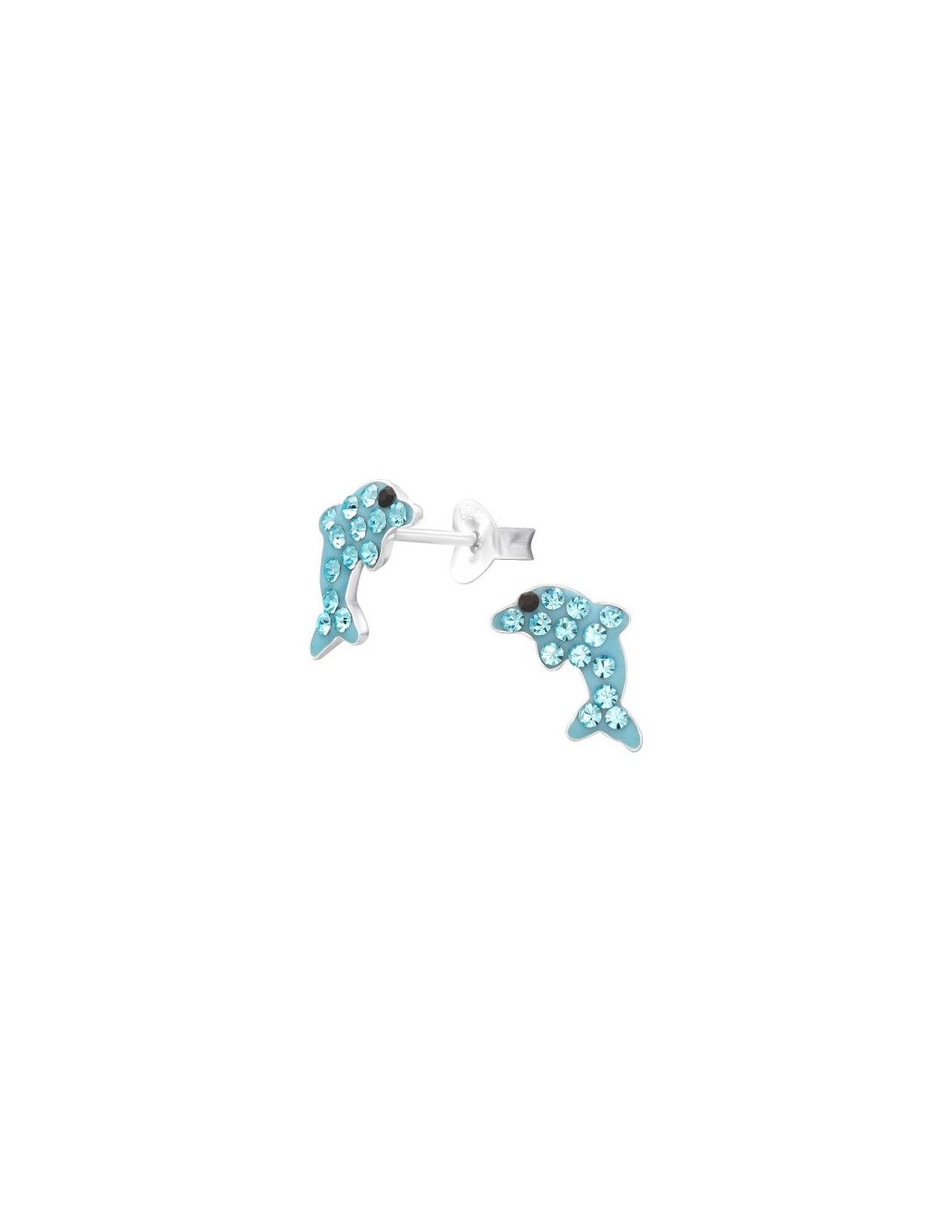 Aros para niñas Dolphin - 6.6 mm x...