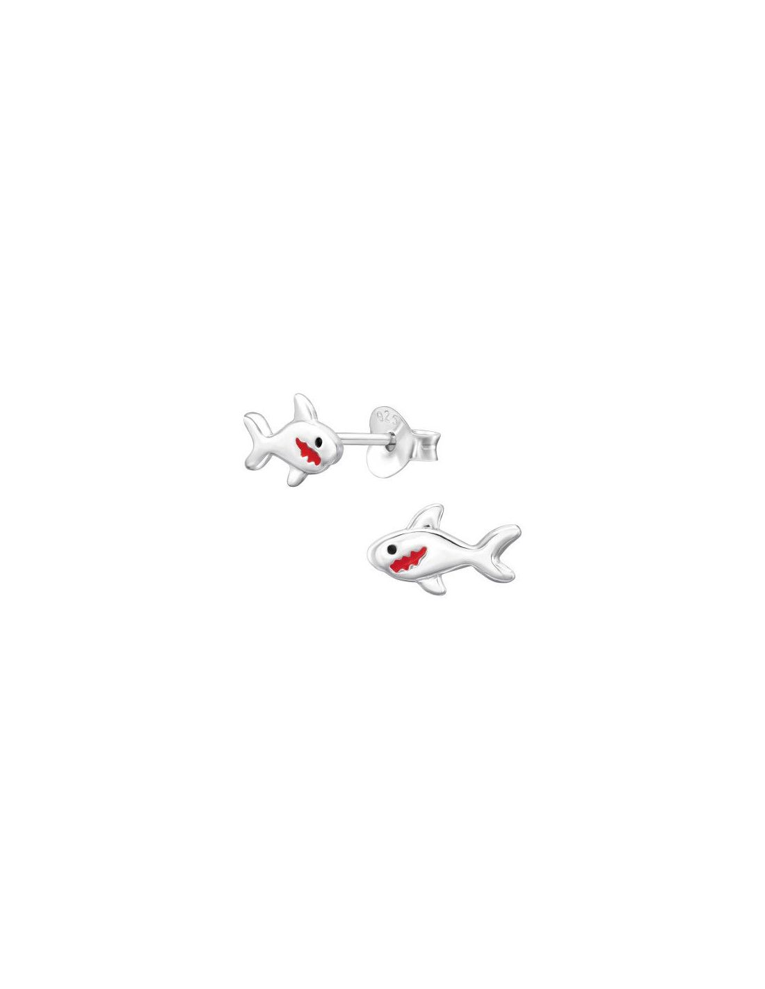 Aros para niñas Shark - 9.9 mm x 5.9 mm