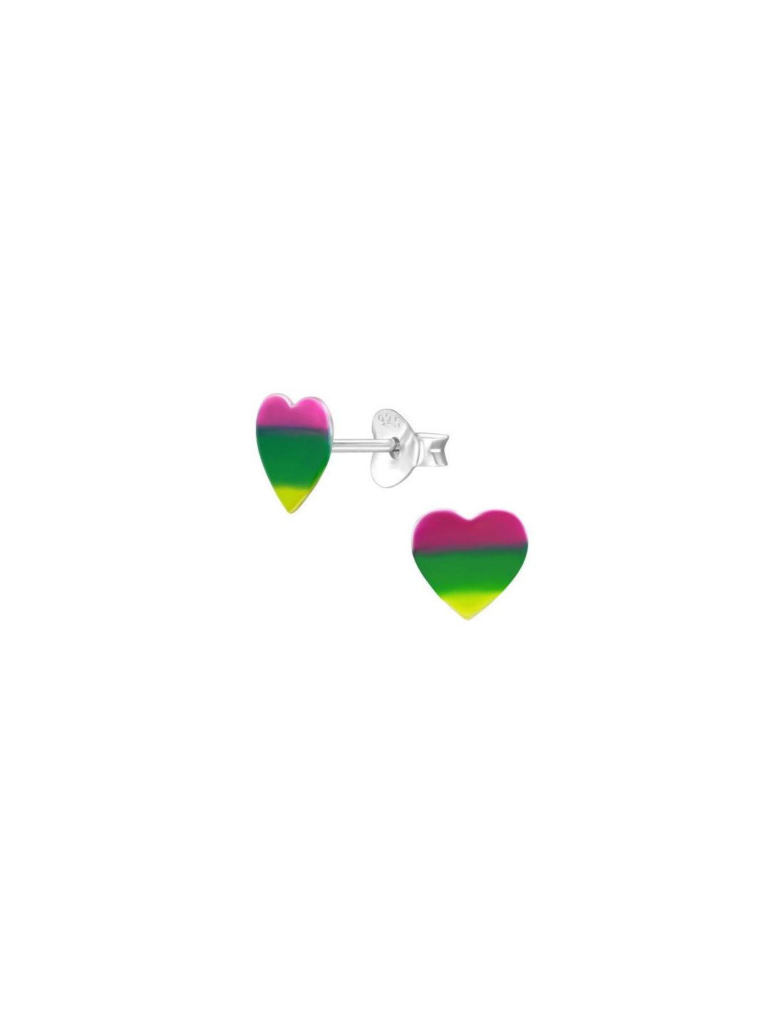 Aros para niñas Heart - 7.2 mm x 6.9 mm