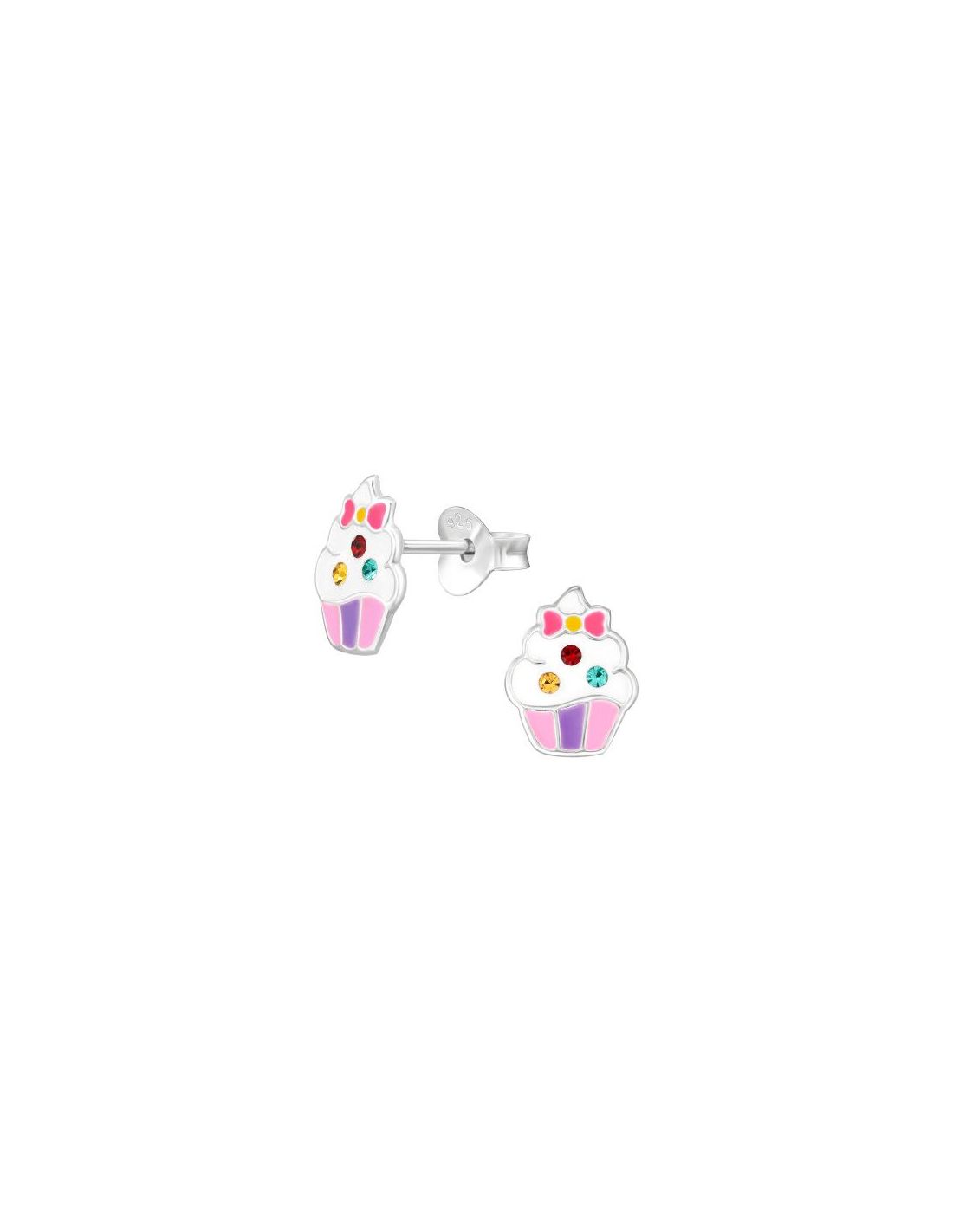 Aros para niñas Cupcake - 7.1 mm x...