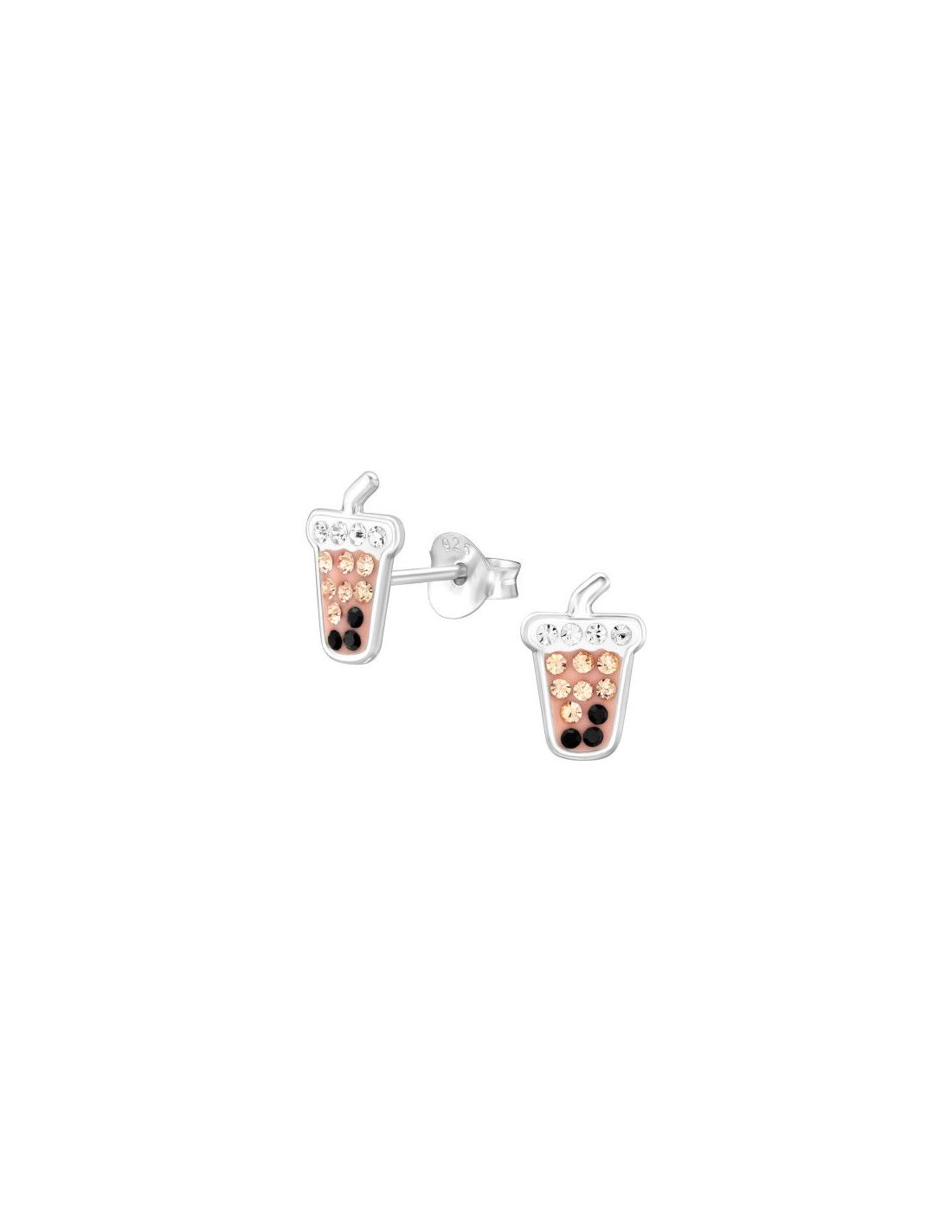 Aros para niñas Bubble Tea - 6.8 mm x...