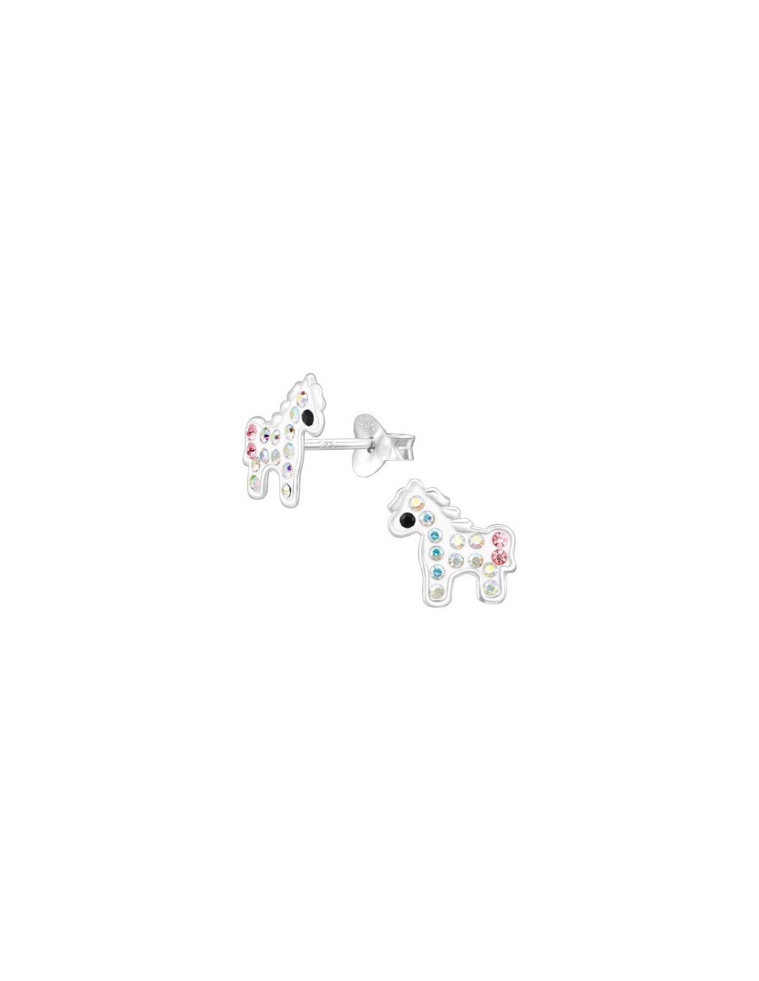 Aros para niñas Horse - 9.6 mm x 9.9 mm