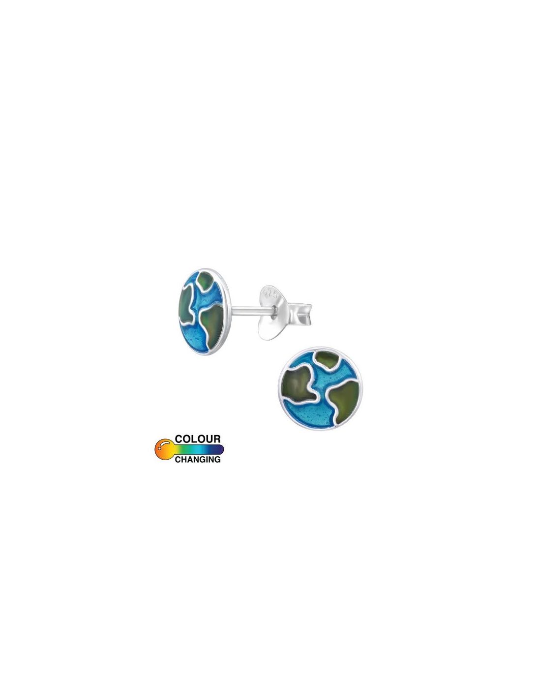 Aros para niñas Earth - 7.2 mm x 7.2 mm