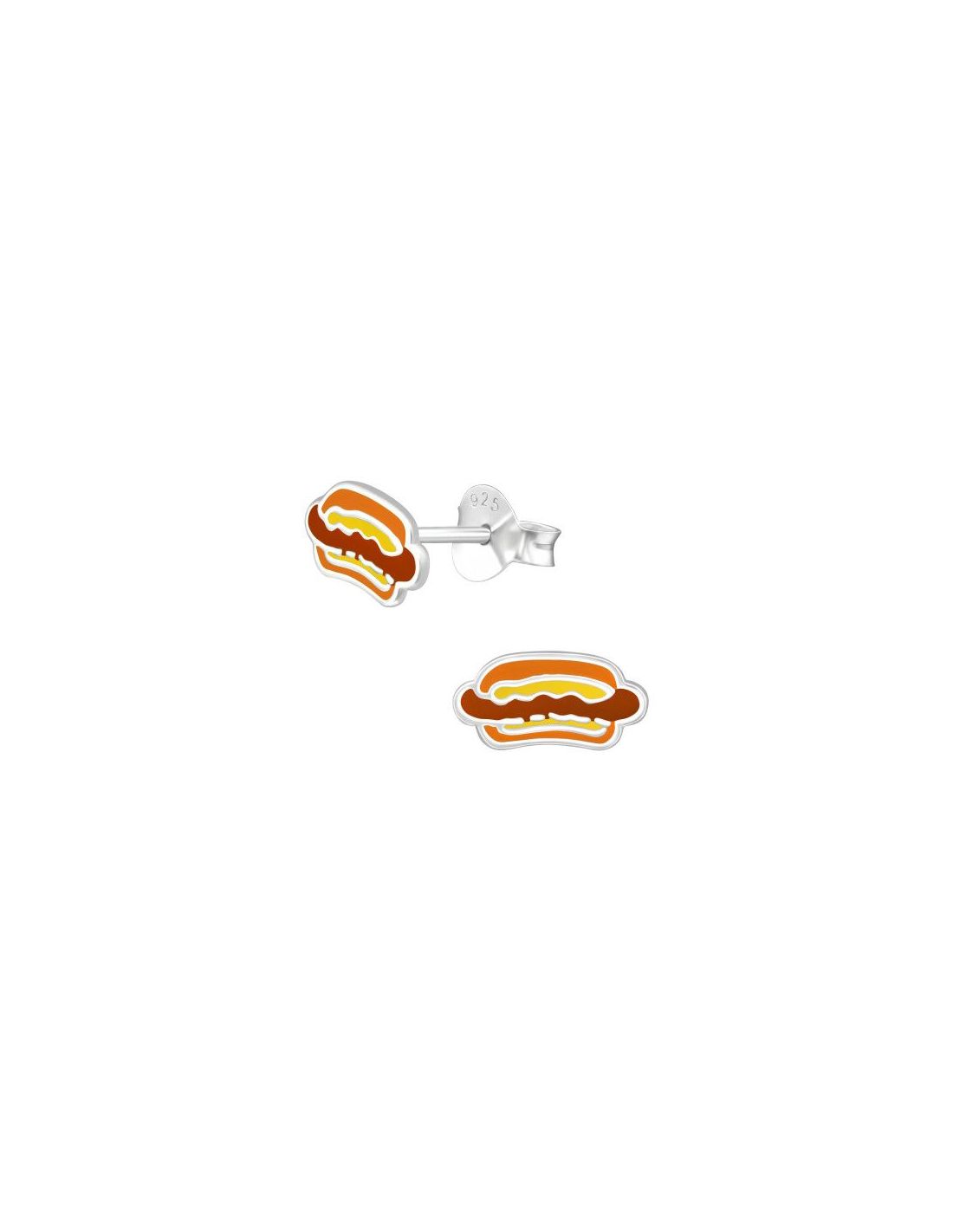 Aros para niñas Hot Dog - 9.6 mm x...