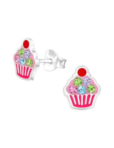 Aros para niñas Cupcake -...