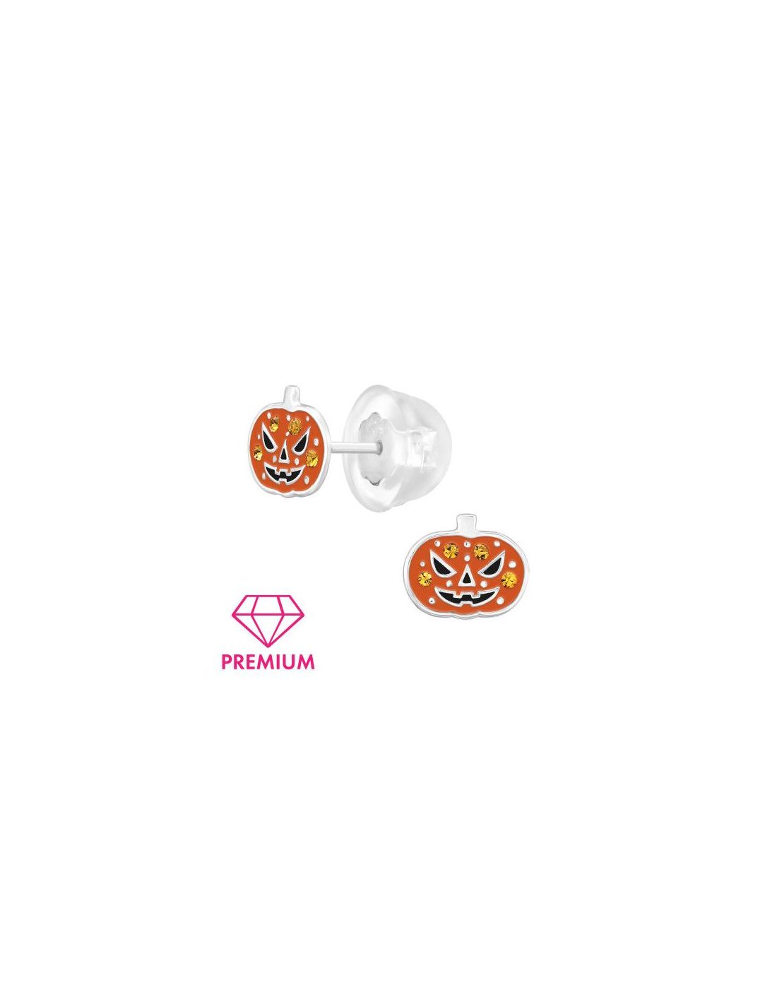 Aros para niñas Pumpkin - 8.3 mm x 7 mm