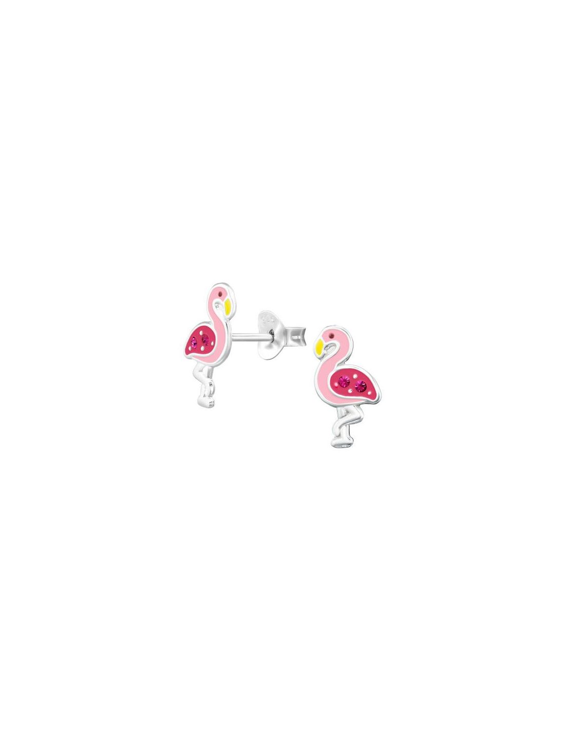 Aros para niñas Flamingo - 7 mm x...