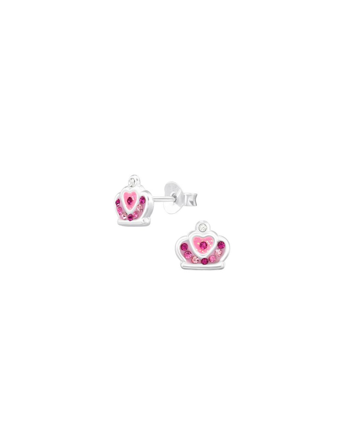 Aros para niñas Crown - 8 mm x 7 mm
