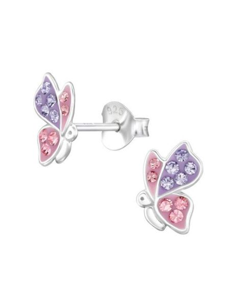 Aros para niñas Butterfly -...