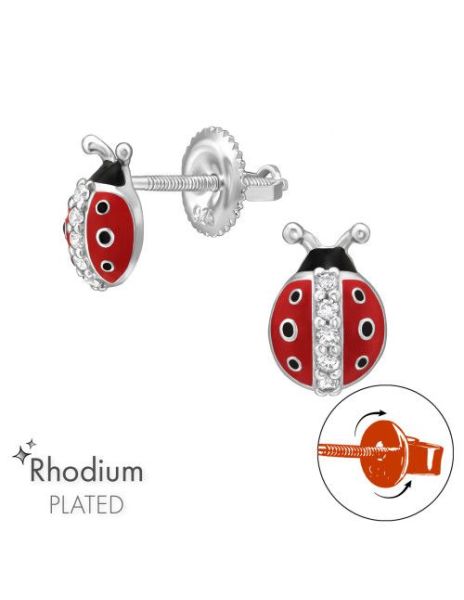 Aros para niñas Ladybug...