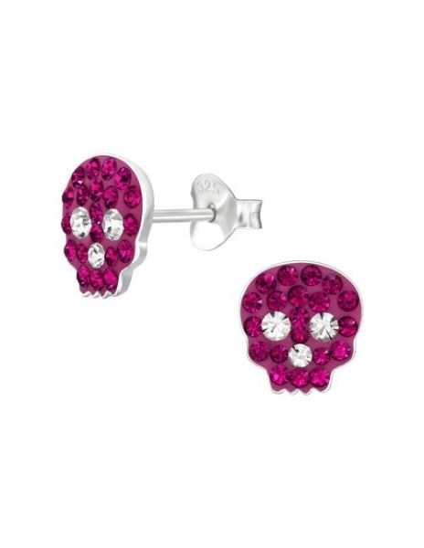 Aros para niñas Skull - 8...