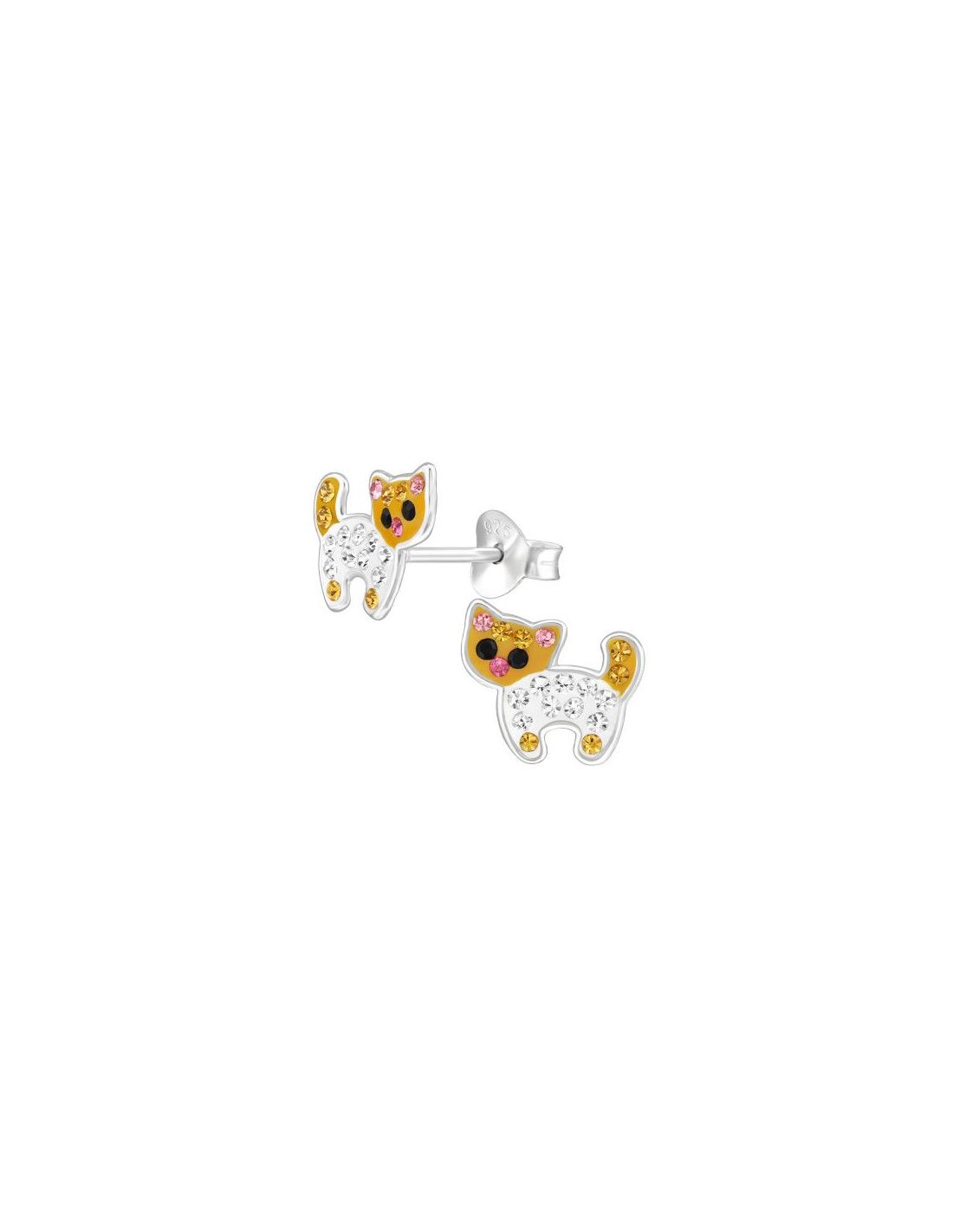 Aros para niñas Cat - 9.5 mm x 8.3 mm
