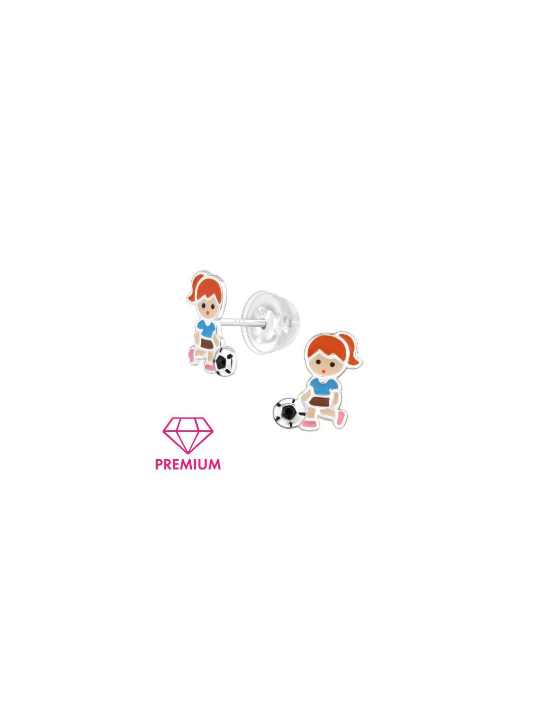 Aros para niñas Girl Football Player...