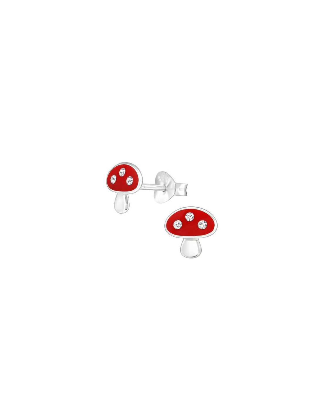 Aros para niñas Mushroom - 7.5 mm x...