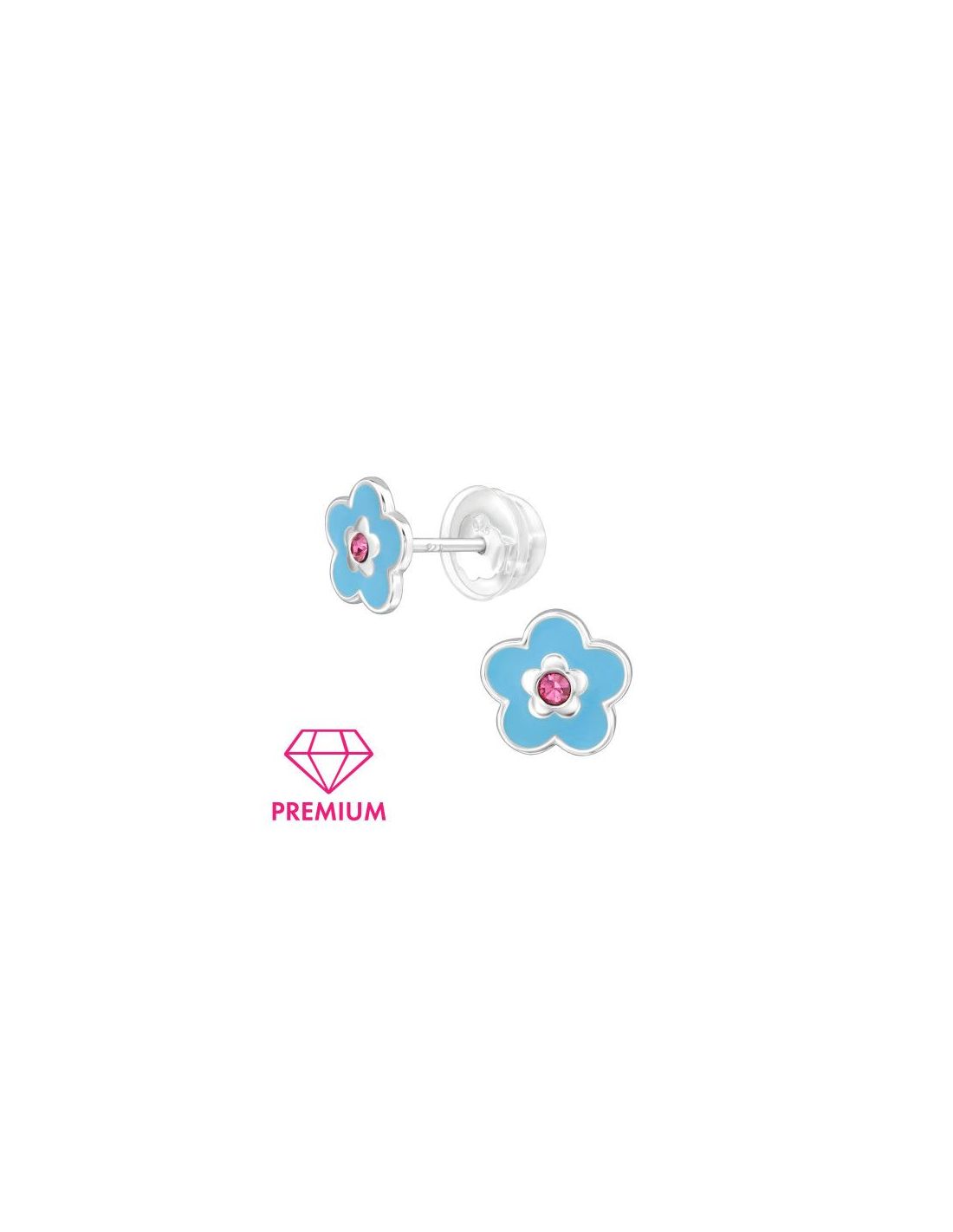 Aros para niñas Flower - 7.5 mm x 7.2 mm