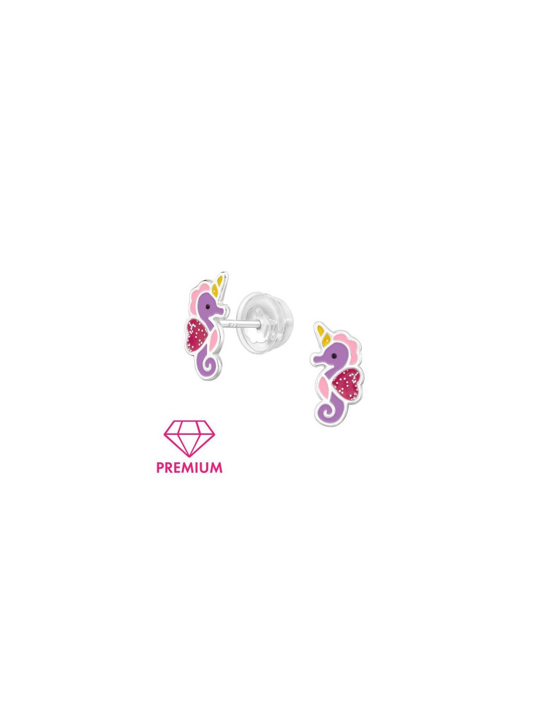 Aros para niñas Seahorse - 5.5 mm x...