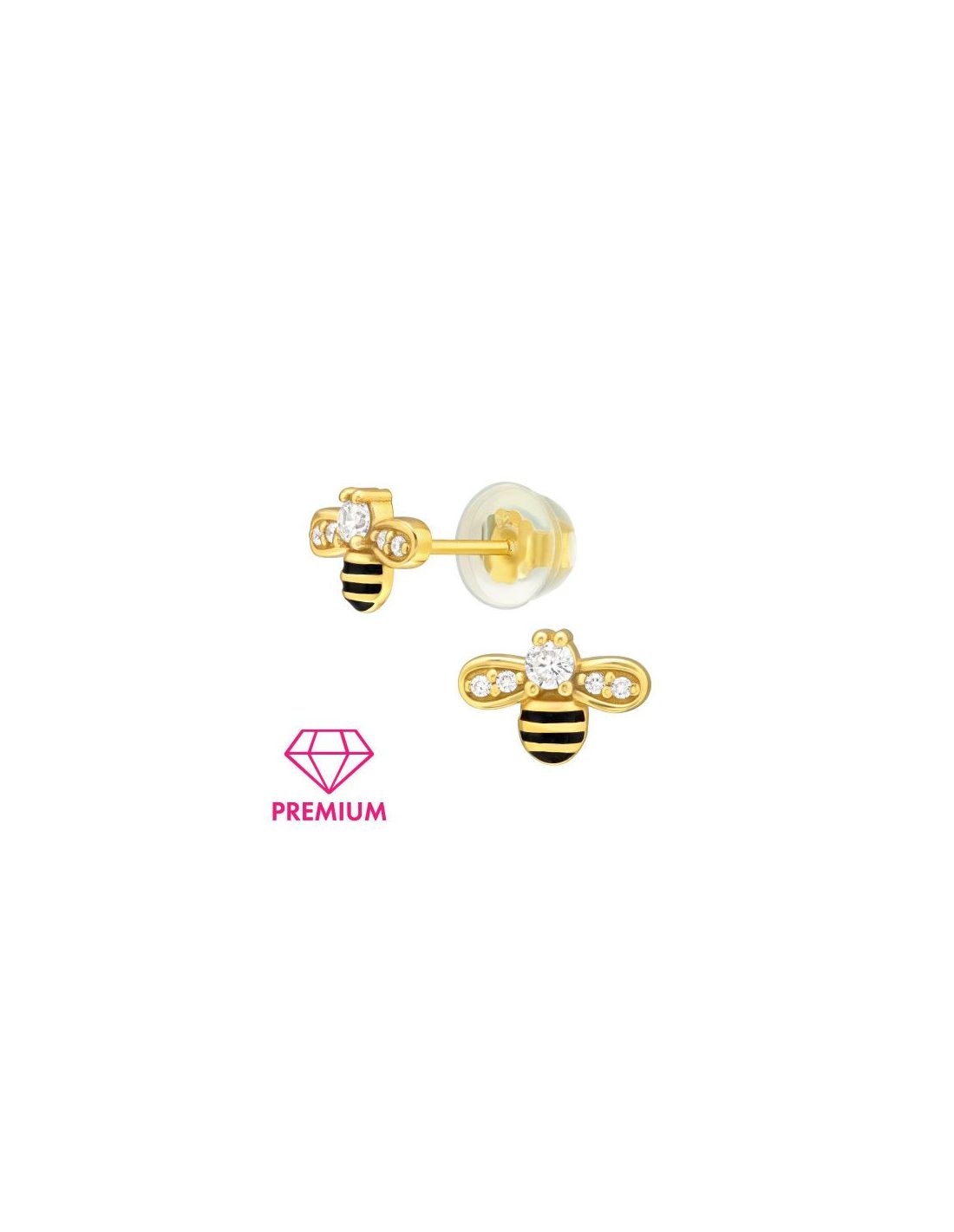 Aros para niñas Bee - 9 mm x 6.2 mm