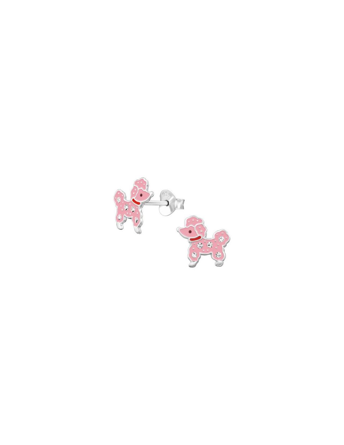 Aros para niñas Poodle - 10 mm x 10 mm