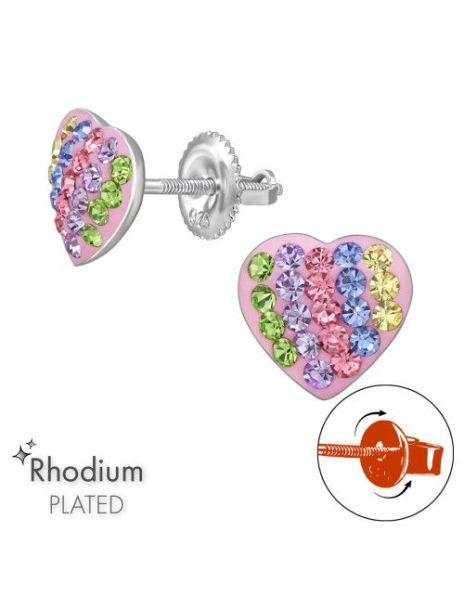 Aros para niñas Heart - 9...