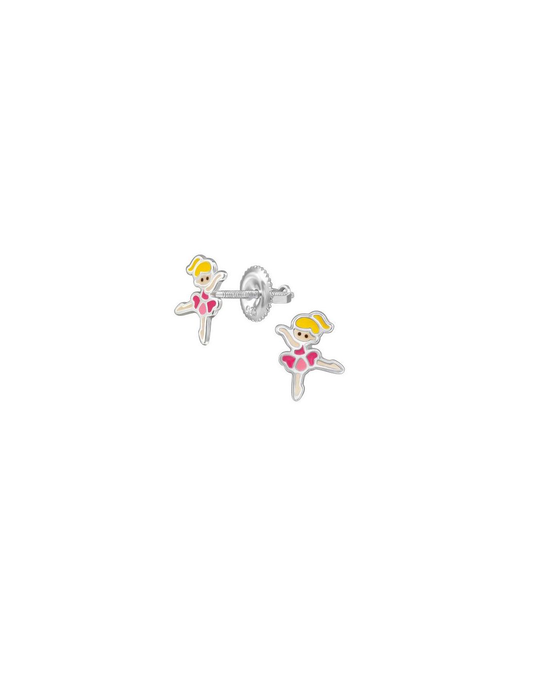 Aros para niñas Ballerina - 6 mm x 9 mm