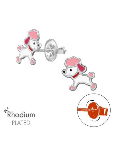 Aros para niñas Poodle Dog...