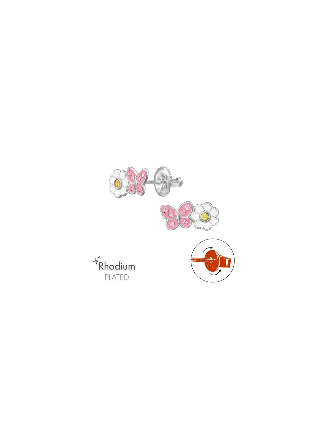 Aros para niñas Daisy Flower With...